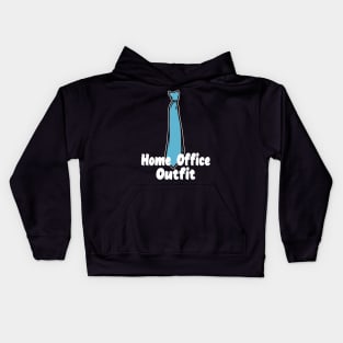 Home Office Outfit Shirt 2020 Corona Festival Tie Kids Hoodie